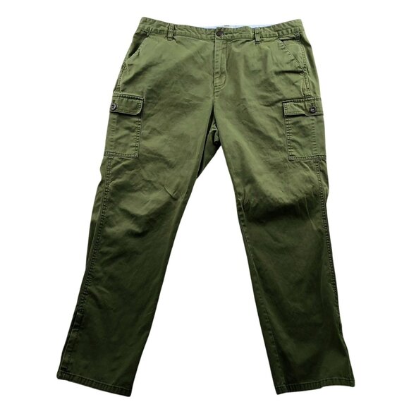 L.L.Bean Womens Cargo Pants Size 16P Classic Fit Straight Leg Casual Outdoors - Picture 1 of 15